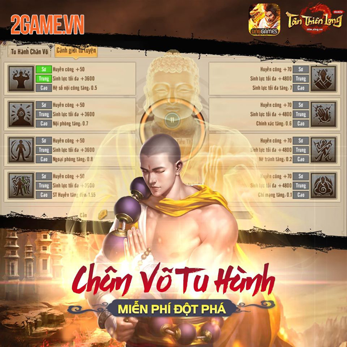Tân Thiên Long Mobile cho người chơi nhập tâm vào võ học qua tính năng mới 1 Tân Thiên Long Mobile cho người chơi nhập tâm vào võ học qua tính năng mới 1