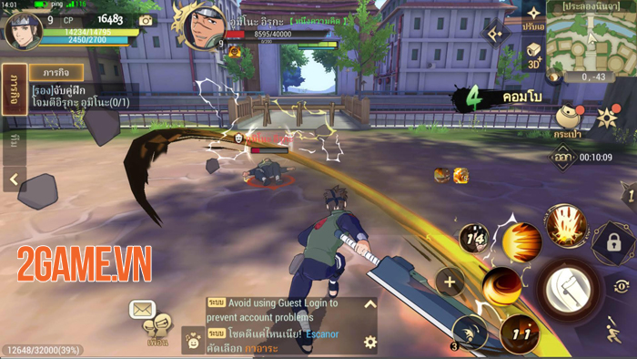 Naruto Slugfest mở ra một thế giới ninja hoàn chỉnh nhất trên mobile 6 Naruto Slugfest mở ra một thế giới ninja hoàn chỉnh nhất trên mobile 6