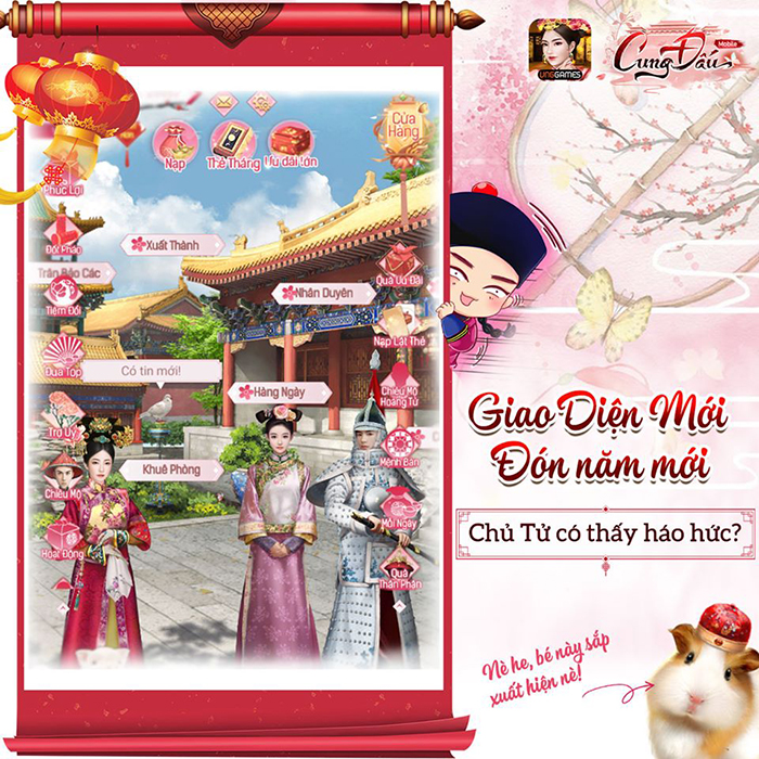 Tết đến người ta thi nhau sắm đồ đẹp còn game thủ Cung Đấu Mobile ráo riết nạp hậu cung 4