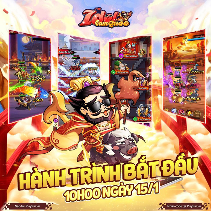 Tặng 666 giftcode game Idol Tam Quốc 0 Tặng 666 giftcode game Idol Tam Quốc 0