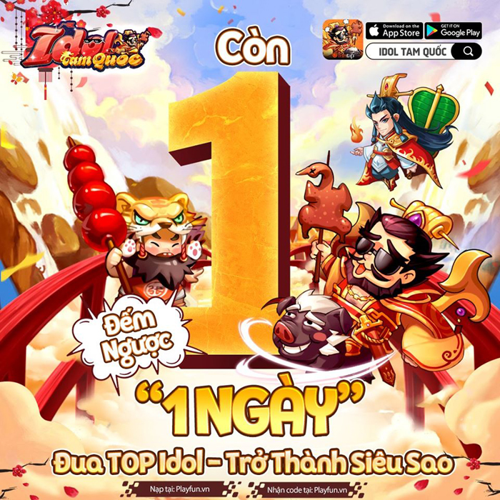 Idol Tam Quốc mừng bản Open Beta với nhiều sự kiện hấp dẫn 0 Idol Tam Quốc mừng bản Open Beta với nhiều sự kiện hấp dẫn 0