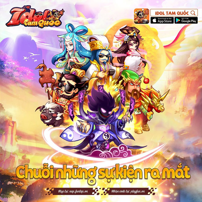 Idol Tam Quốc mừng bản Open Beta với nhiều sự kiện hấp dẫn 2 Idol Tam Quốc mừng bản Open Beta với nhiều sự kiện hấp dẫn 2