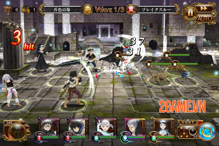 Black Clover Phantom Knights - Game đánh theo lượt đề cao tính chiến thuật 5 Black Clover Phantom Knights - Game đánh theo lượt đề cao tính chiến thuật 5