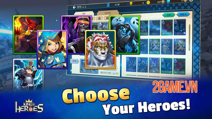 King’s Heroes - Thế giới fantasy đầy thú vị với phong cách giao chiến độc đáo 1 King’s Heroes - Thế giới fantasy đầy thú vị với phong cách giao chiến độc đáo 1