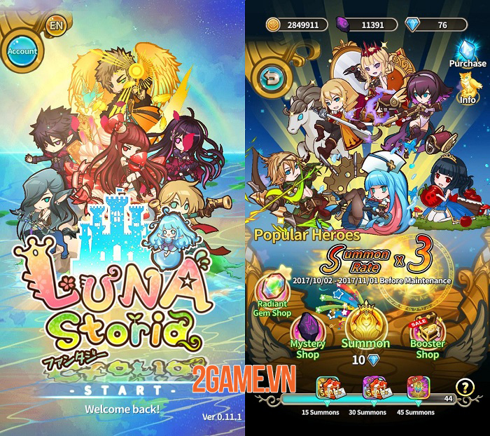 Luna Storia - Game đánh theo lượt đơn giản với đồ họa chibi đáng yêu 0 Luna Storia - Game đánh theo lượt đơn giản với đồ họa chibi đáng yêu 0