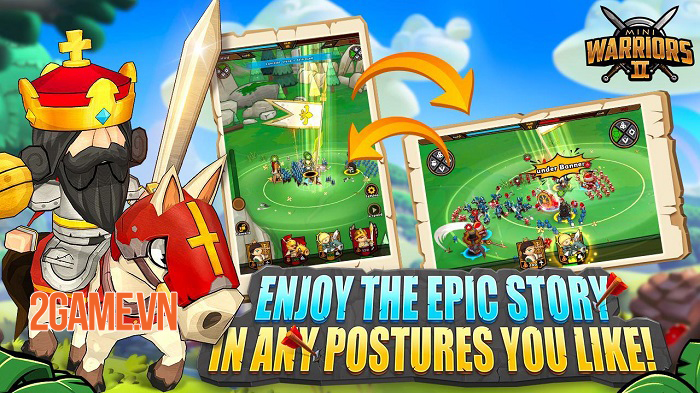 Mini Warriors 2 - Game Idle RPG hỗ trợ cả màn hình dọc và ngang 1 Mini Warriors 2 - Game Idle RPG hỗ trợ cả màn hình dọc và ngang 1