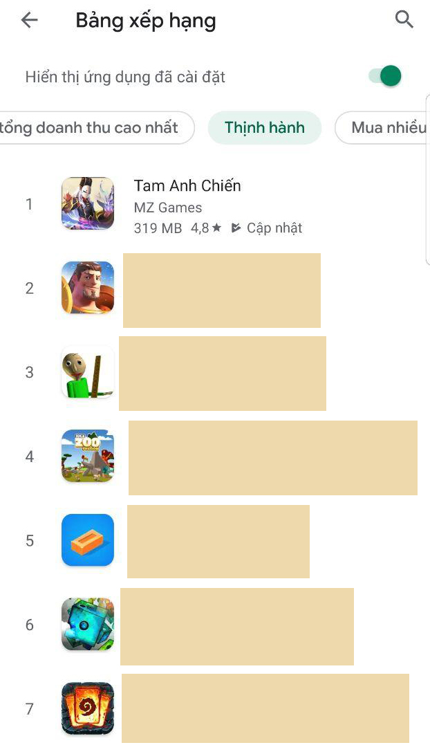 Game Tam Anh Chiến Mobile thu hút hàng loạt tay chơi đại gia 0 Game Tam Anh Chiến Mobile thu hút hàng loạt tay chơi đại gia 0