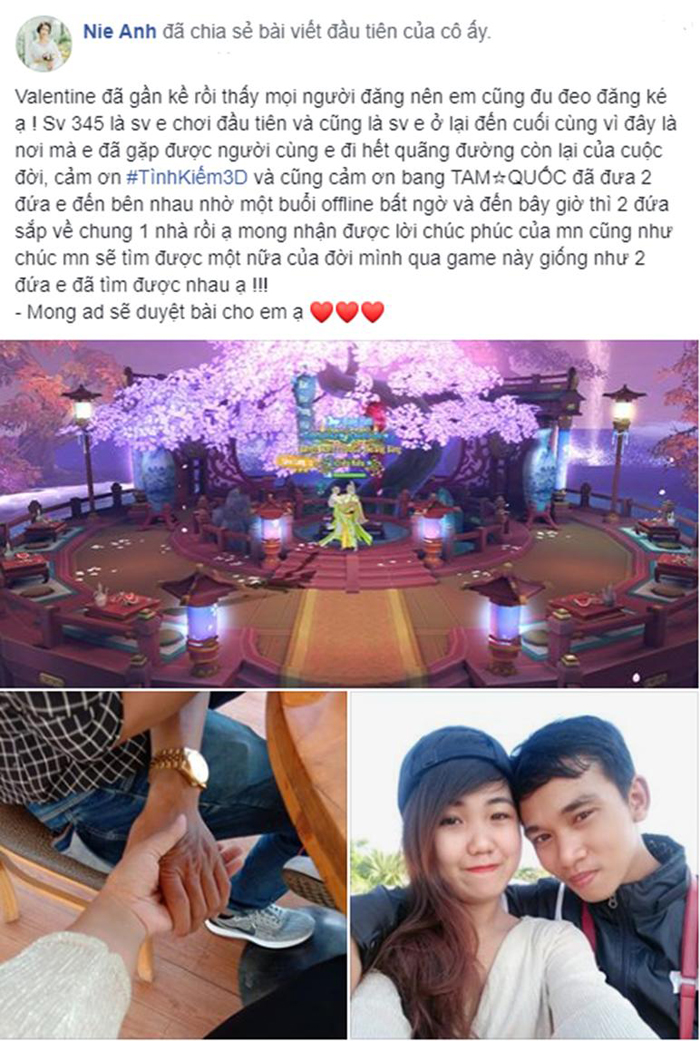 Cộng đồng người chơi Tình Kiếm 3D đang làm gì trước ngày Lễ Tình Nhân?! 4 Cộng đồng người chơi Tình Kiếm 3D đang làm gì trước ngày Lễ Tình Nhân?! 4