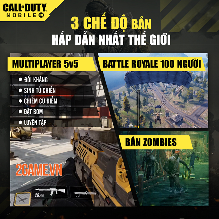 Call of Duty thu hút game thủ bởi những chế độ bắn hấp dẫn nhất 0 Call of Duty thu hút game thủ bởi những chế độ bắn hấp dẫn nhất 0