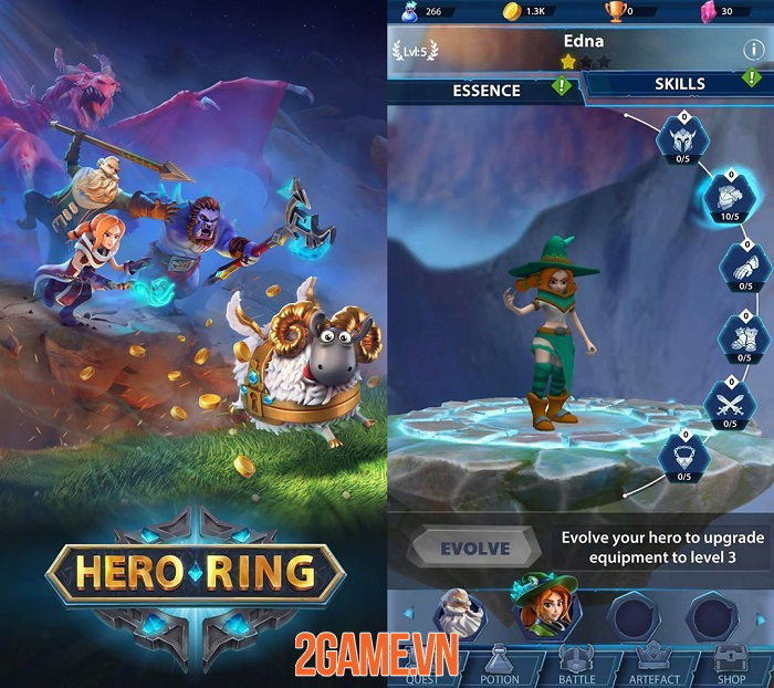 Hero Ring - Game nhập vai tap idle bối cảnh fantasy với lối chơi gây nghiện 0 Hero Ring - Game nhập vai tap idle bối cảnh fantasy với lối chơi gây nghiện 0