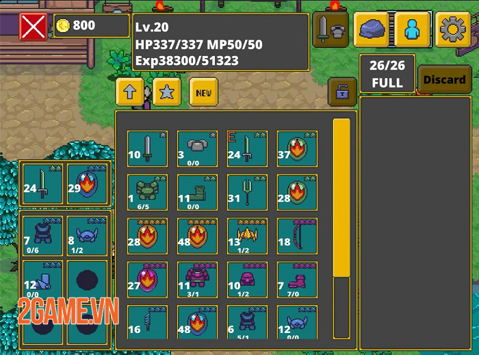 Labyrinth Legend - Game offline đồ họa pixel 2D với lối chơi hack'n'slash thú vị 4 Labyrinth Legend - Game offline đồ họa pixel 2D với lối chơi hack'n'slash thú vị 4
