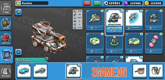 Pico Tanks - Game bắn tank phong cách MOBA chính thức phát hành toàn cầu 3 Pico Tanks - Game bắn tank phong cách MOBA chính thức phát hành toàn cầu 3