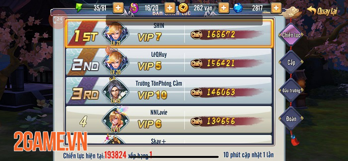 Game thẻ tướng phá cách Tam Anh Chiến Mobile tấp nập người chơi ngày ra mắt 5 Game thẻ tướng phá cách Tam Anh Chiến Mobile tấp nập người chơi ngày ra mắt 5