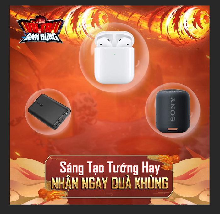 Game Vũ Trụ Anh Hùng chi mạnh tay cho cuộc thi sáng tạo tướng 1 Game Vũ Trụ Anh Hùng chi mạnh tay cho cuộc thi sáng tạo tướng 1