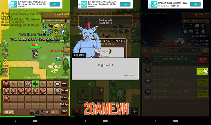Grow Stone Online - Game phiêu lưu theo cơ chế idle có đồ họa 2D đầy màu sắc 1 Grow Stone Online - Game phiêu lưu theo cơ chế idle có đồ họa 2D đầy màu sắc 1