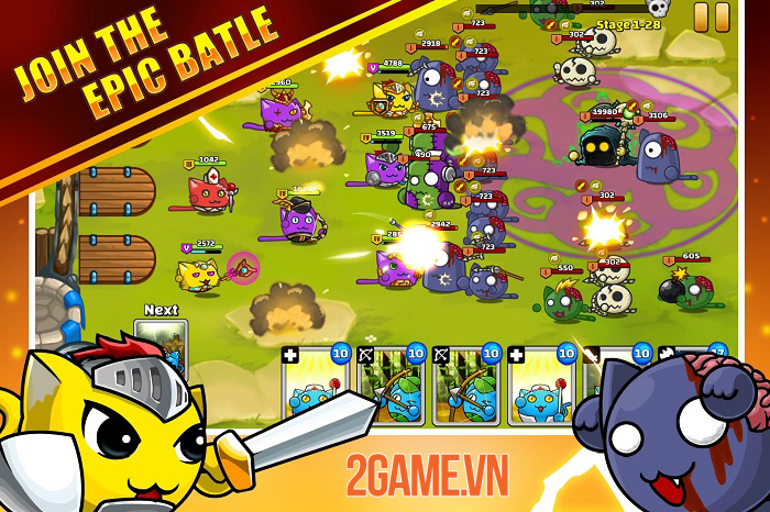Meowar - Game chiến thuật thả quân có nhân vật chính là các chiến binh mèo đáng yêu 0 Meowar - Game chiến thuật thả quân có nhân vật chính là các chiến binh mèo đáng yêu 0