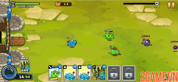 Meowar - Game chiến thuật thả quân có nhân vật chính là các chiến binh mèo đáng yêu 2 Meowar - Game chiến thuật thả quân có nhân vật chính là các chiến binh mèo đáng yêu 2