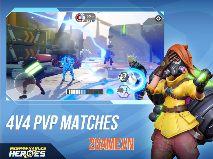 Respawnables Heroes - Game bắn súng đối kháng mang phong cách của Overwatch 1 Respawnables Heroes - Game bắn súng đối kháng mang phong cách của Overwatch 1