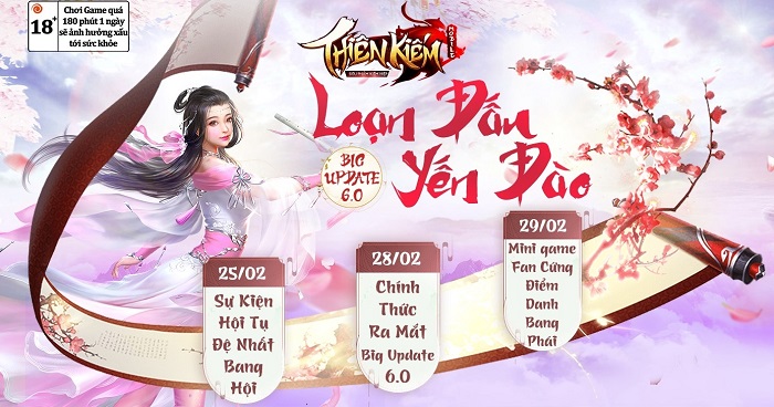 Thiên Kiếm Mobile bùng nổ với bản Big Update ra mắt vào cuối tháng 2 0 Thiên Kiếm Mobile bùng nổ với bản Big Update ra mắt vào cuối tháng 2 0