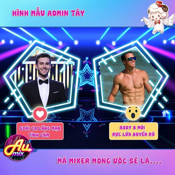 Au Mix thả thính sương sương về dàn admin Tây cực phẩm 0 Au Mix thả thính sương sương về dàn admin Tây cực phẩm 0