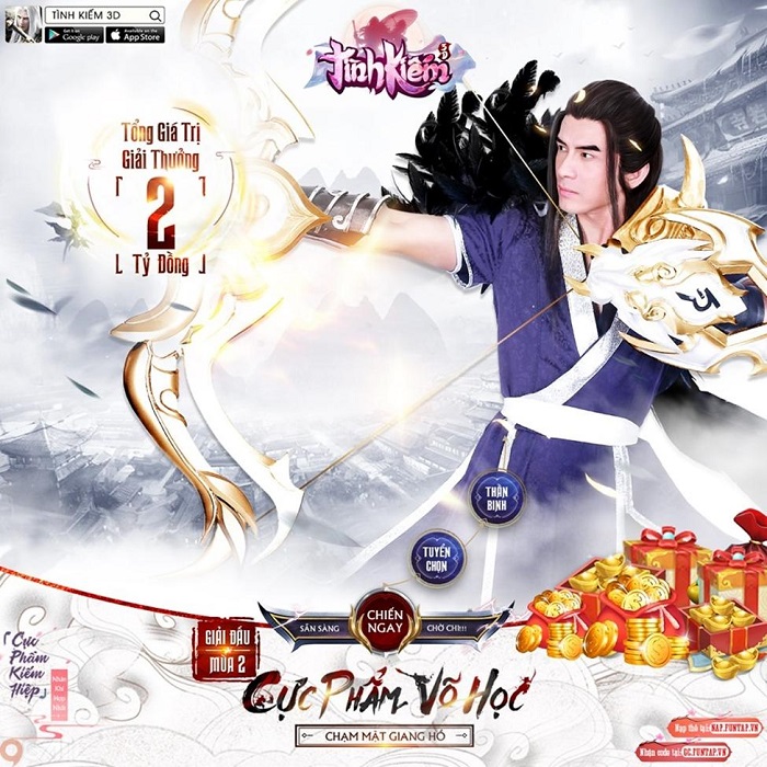 Siêu giải đấu Cực Phẩm Võ Học là sự kiện tạo nên thương hiệu game Tình Kiếm 3D 1 Siêu giải đấu Cực Phẩm Võ Học là sự kiện tạo nên thương hiệu game Tình Kiếm 3D 1