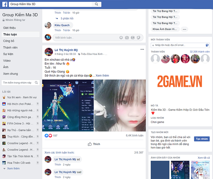 Thử bỏ ra 24h quan sát Kiếm Ma 3D ở Facebook bạn sẽ thấy choáng ngợp 2 Thử bỏ ra 24h quan sát Kiếm Ma 3D ở Facebook bạn sẽ thấy choáng ngợp 2