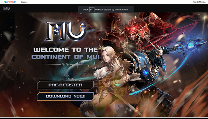 Playpark MU Online thu hút đông đảo game thủ Việt 0 Playpark MU Online thu hút đông đảo game thủ Việt 0