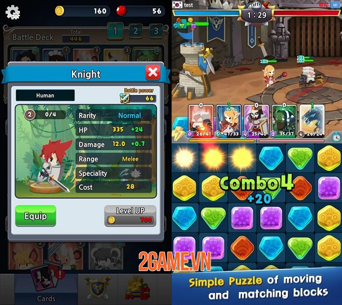 Puzzle Clash - Game chiến thuật giải đố và phòng thủ đồ họa chibi đáng yêu 2 Puzzle Clash - Game chiến thuật giải đố và phòng thủ đồ họa chibi đáng yêu 2