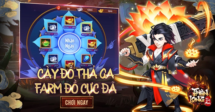 Game Thiên Long Tam Quốc cho phép dân cày sống khỏe đua TOP tẹt ga 0