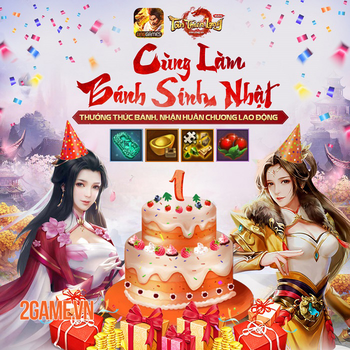 Tân Thiên Long Mobile VNG tổ chức sinh nhật linh đình mừng 1 năm đại thành công 2