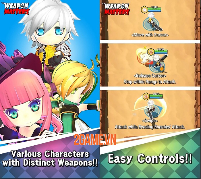 Weapon Masters - Game hành động roguelike đơn giản nhưng lôi cuốn 0 Weapon Masters - Game hành động roguelike đơn giản nhưng lôi cuốn 0