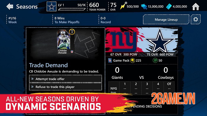 Madden NFL Mobile - Phiên bản rút gọn của trò chơi console nổi tiếng 3 Madden NFL Mobile - Phiên bản rút gọn của trò chơi console nổi tiếng 3