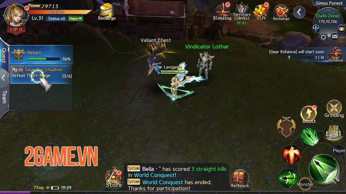Divine Realm - Game MMORPG phong cách cổ điển với các trận PVP đỉnh cao 2 Divine Realm - Game MMORPG phong cách cổ điển với các trận PVP đỉnh cao 2