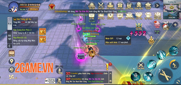 Cảm giác đánh quái rớt đồ vương vãi ở mặt đất trông khá thích thú trong game Ngạo Kiếm 3D 4 Cảm giác đánh quái rớt đồ vương vãi ở mặt đất trông khá thích thú trong game Ngạo Kiếm 3D 4