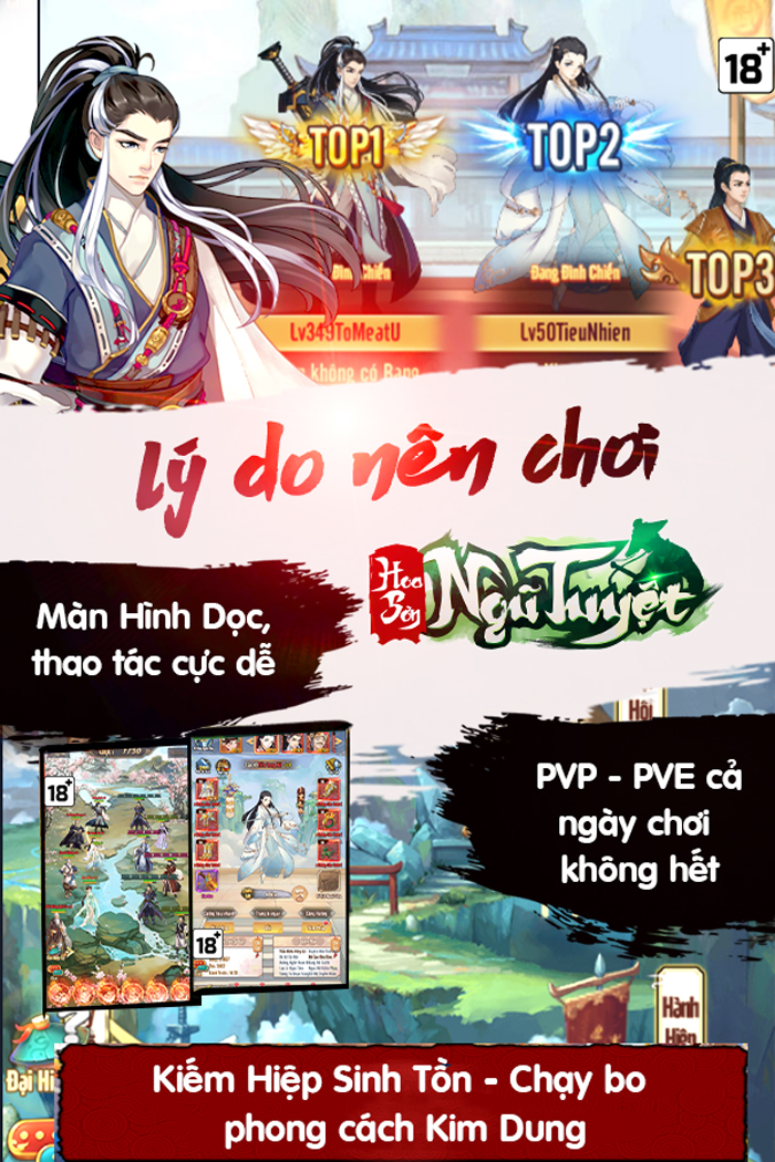Game kiếm hiệp đấu trí Hoa Sơn Ngũ Tuyệt Mobile về Việt Nam 1 Game kiếm hiệp đấu trí Hoa Sơn Ngũ Tuyệt Mobile về Việt Nam 1