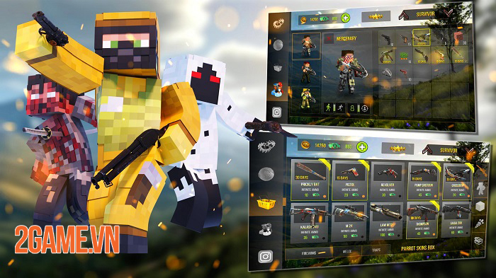 Huntercraft - Game hành động có chế độ tiêu diệt 100 zombie hạn thời gian thú vị 3 Huntercraft - Game hành động có chế độ tiêu diệt 100 zombie hạn thời gian thú vị 3