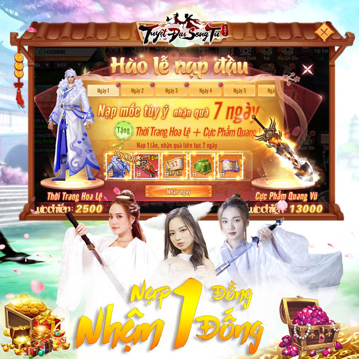 Muốn tu tiên đạt đỉnh hãy vào Tuyệt Đại Song Tu Gamota 1 Muốn tu tiên đạt đỉnh hãy vào Tuyệt Đại Song Tu Gamota 1