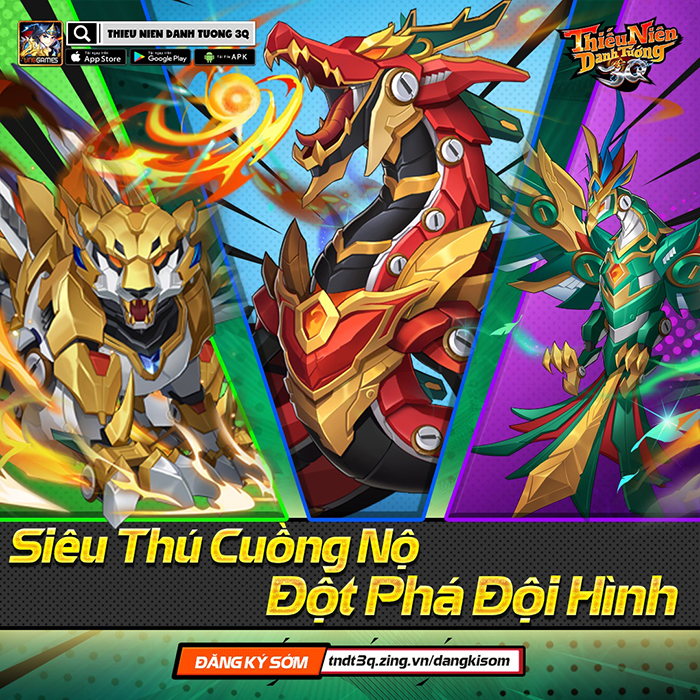 Ngắm dàn Thú Cơ Quan của Thiếu Niên Danh Tướng 3Q mà cứ ngỡ là Ngắm dàn Thú Cơ Quan của Thiếu Niên Danh Tướng 3Q mà cứ ngỡ là