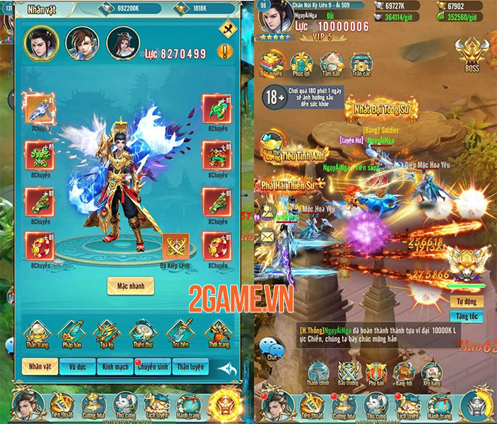 Game thủ mê tiên hiệp không thể cưỡng lại sức hút của Tru Tiên H5 1 Game thủ mê tiên hiệp không thể cưỡng lại sức hút của Tru Tiên H5 1
