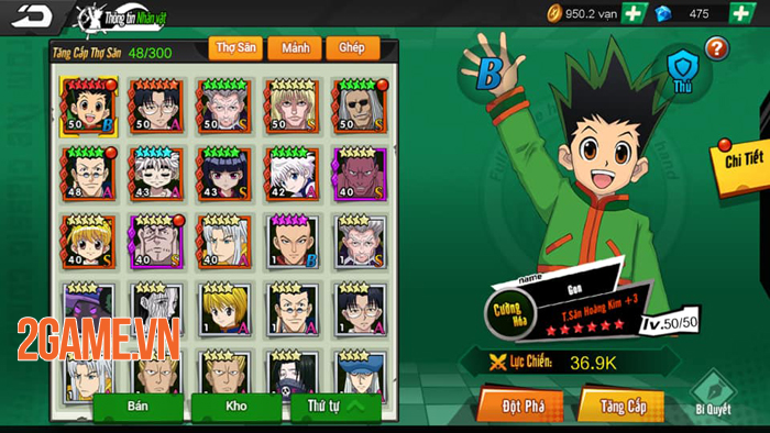 Lữ Đoàn Đánh Lén - Game chuẩn nguyên tác Hunter x Hunter chính thức ra mắt 3 Lữ Đoàn Đánh Lén - Game chuẩn nguyên tác Hunter x Hunter chính thức ra mắt 3