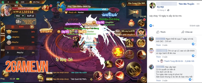 Dân cày thi nhau khoe thành tích trong Tiên Ma Truyền Kỳ Mobile 1 Dân cày thi nhau khoe thành tích trong Tiên Ma Truyền Kỳ Mobile 1