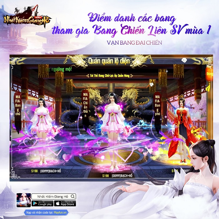 Nhất Kiếm Giang Hồ lần đầu tiên tổ chức siêu giải đấu Bang Chiến Liên Server 2 Nhất Kiếm Giang Hồ lần đầu tiên tổ chức siêu giải đấu Bang Chiến Liên Server 2