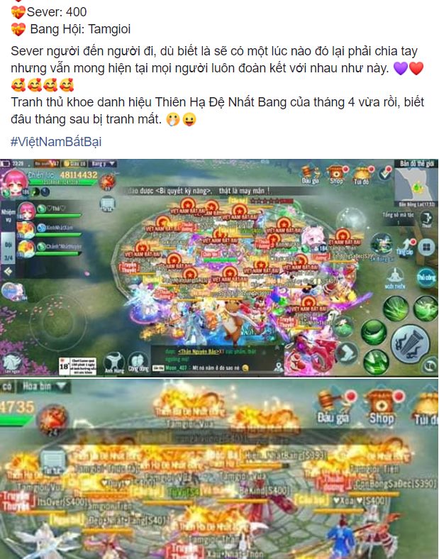 Nhất Kiếm Giang Hồ lần đầu tiên tổ chức siêu giải đấu Bang Chiến Liên Server 1 Nhất Kiếm Giang Hồ lần đầu tiên tổ chức siêu giải đấu Bang Chiến Liên Server 1