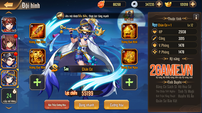 Thiếu Niên Danh Tướng 3Q chất từ đồ họa đến gameplay 2 Thiếu Niên Danh Tướng 3Q chất từ đồ họa đến gameplay 2