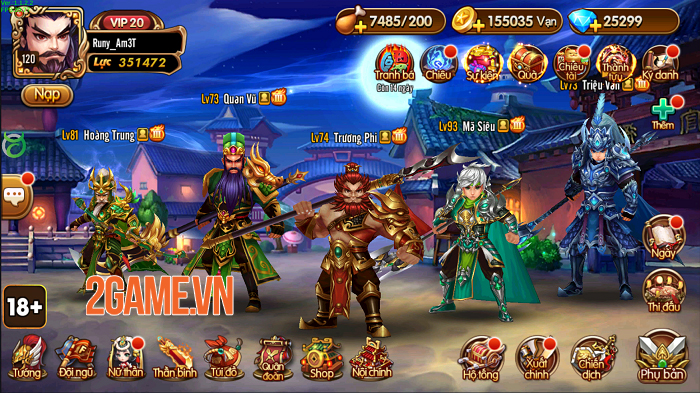 Toàn Dân Tam Quốc xứng danh game đấu tướng chiến thuật quốc dân 1 Toàn Dân Tam Quốc xứng danh game đấu tướng chiến thuật quốc dân 1