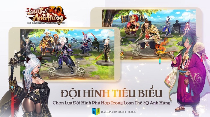 Loạn Thế Anh Hùng 3Q - Game bom tấn chiến thuật không cấp Vip không chiến lực 1 Loạn Thế Anh Hùng 3Q - Game bom tấn chiến thuật không cấp Vip không chiến lực 1