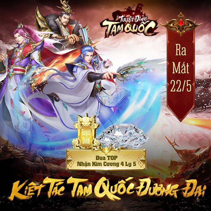 Tặng 333 giftcode game Tuyệt Đỉnh Tam Quốc 0 Tặng 333 giftcode game Tuyệt Đỉnh Tam Quốc 0