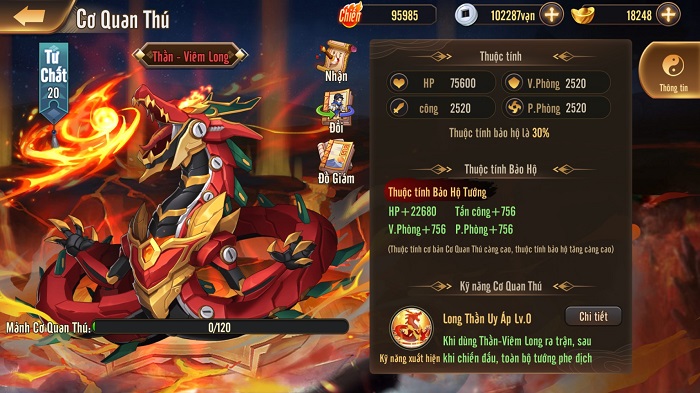 Há hốc với dàn Thú Cơ Quan của top 3 cao thủ Thiếu Niên Danh Tướng 3Q 5 Há hốc với dàn Thú Cơ Quan của top 3 cao thủ Thiếu Niên Danh Tướng 3Q 5