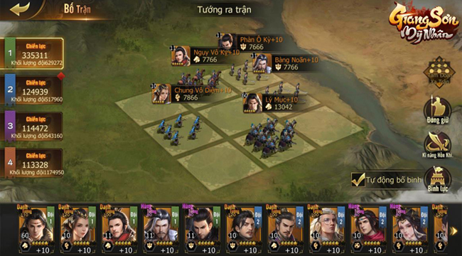 Game Giang Sơn Mỹ Nhân đem tới một thế giới chiến thuật chuẩn mực Game Giang Sơn Mỹ Nhân đem tới một thế giới chiến thuật chuẩn mực