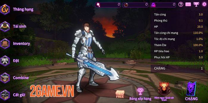 Game hành động A Tag Knight ra mắt ngôn ngữ tiếng Việt 2 Game hành động A Tag Knight ra mắt ngôn ngữ tiếng Việt 2